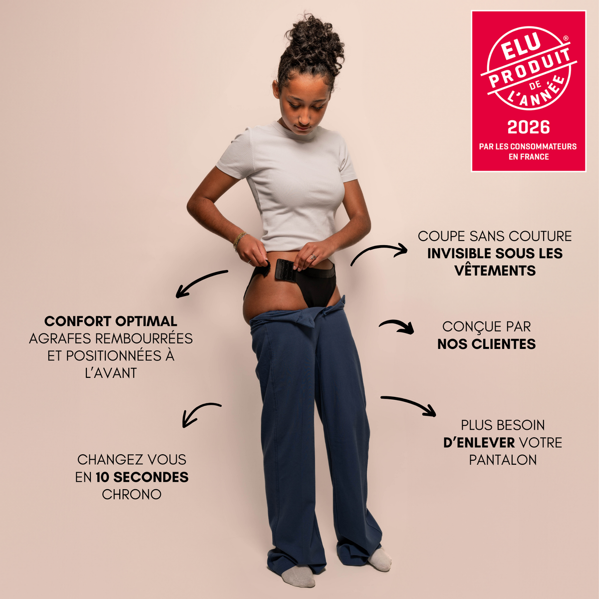 Culotte Menstruelle Ados Arya détachable (Nouveauté) Produit de l'année 2026 ✨
