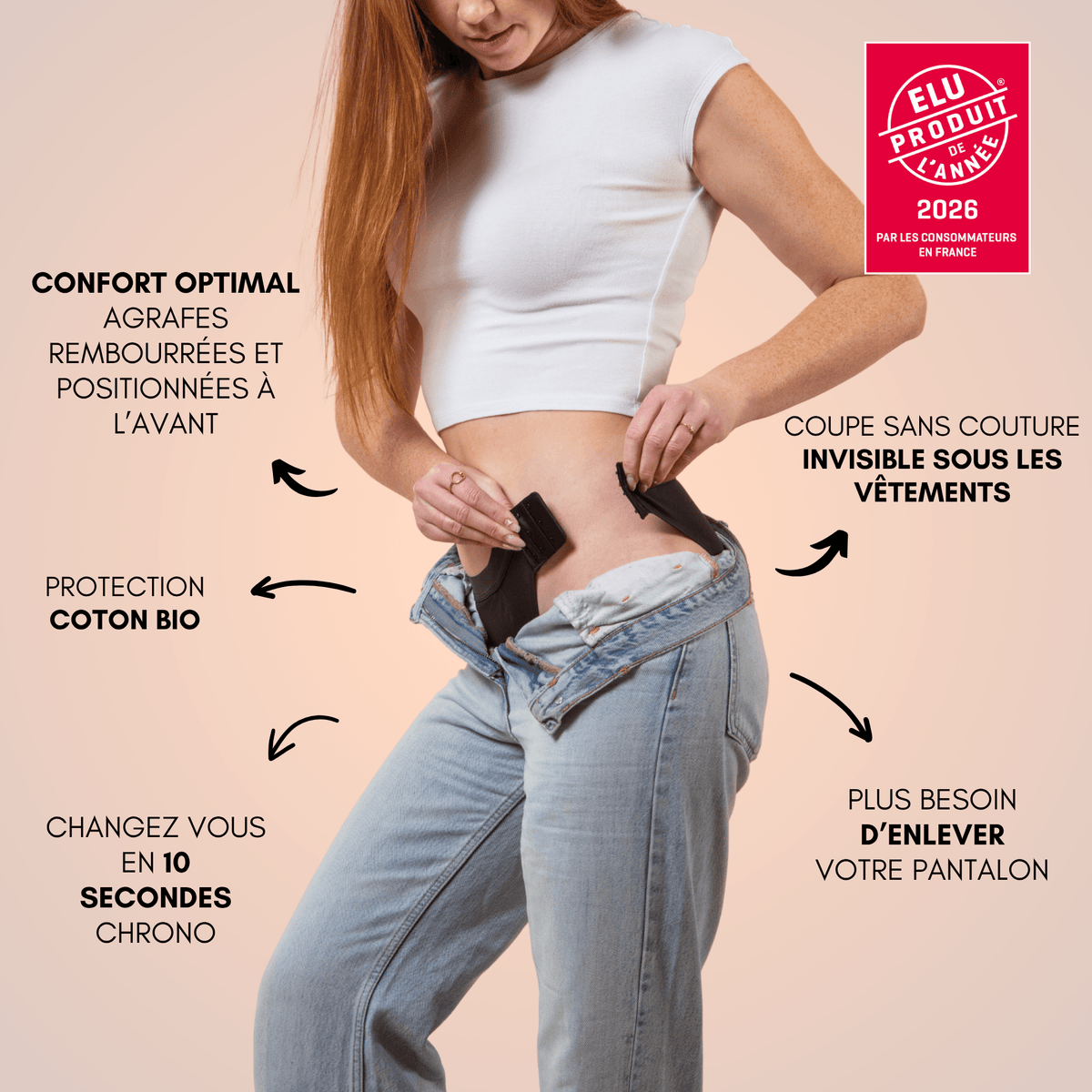 Culotte Menstruelle Arya Détachable (Nouveauté) Produit de l'année 2026 ✨