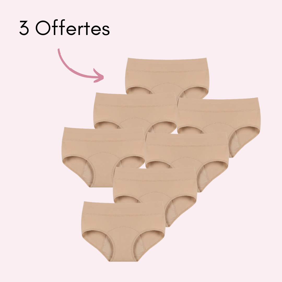 Culotte Menstruelle Post-Partum Marie (Nouveauté) Adaptée aux flux hémorragiques