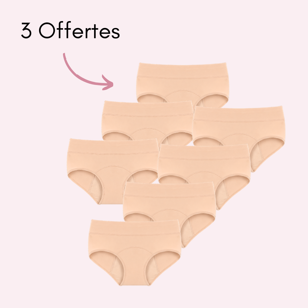 Culotte Menstruelle Ados Marie (Nouveauté) Adaptée aux flux hémorragiques