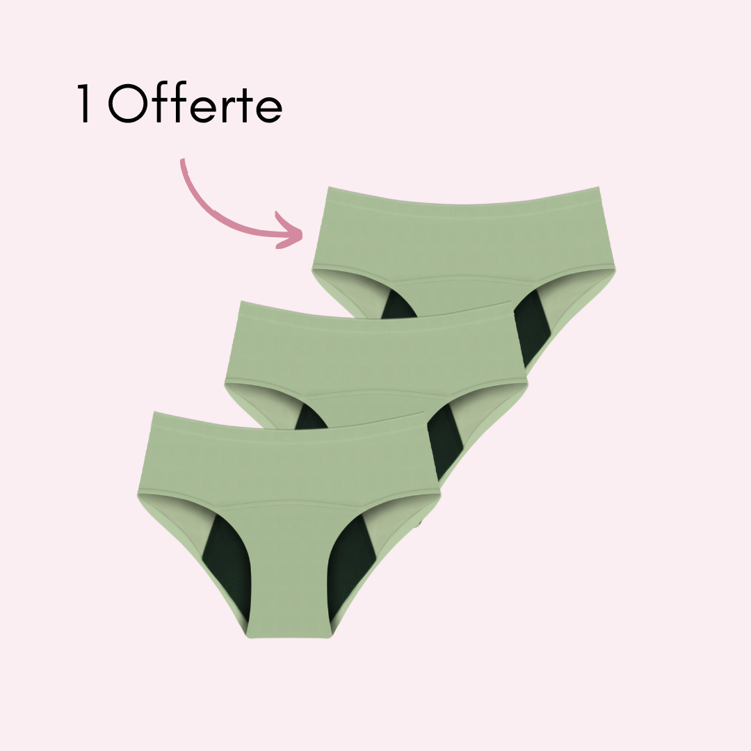 Culotte Menstruelle Nina sans coutures (taille haute) - Edition Limitée