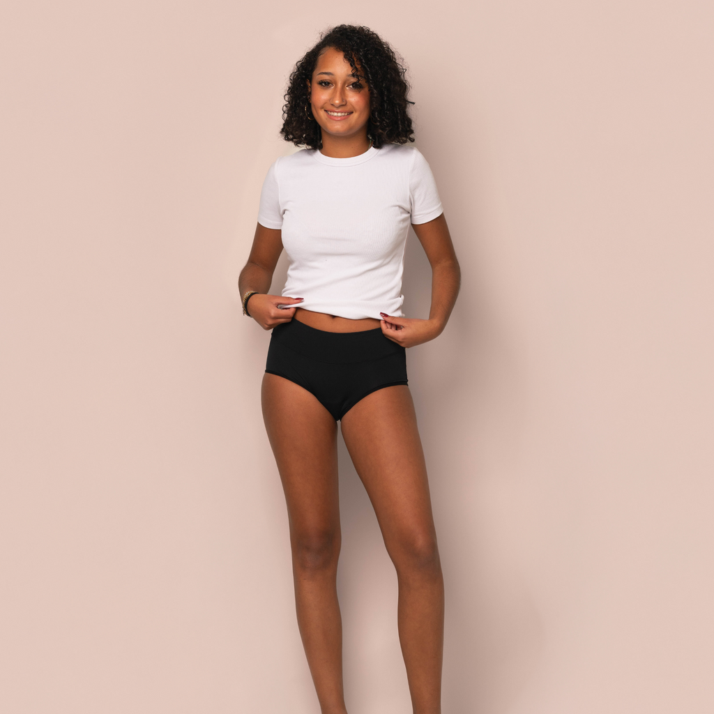 Culotte Menstruelle Respirante Ados Céleste