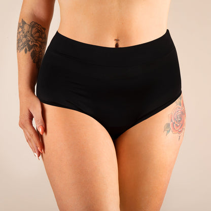 Maillot de bain menstruel taille haute Eléonore