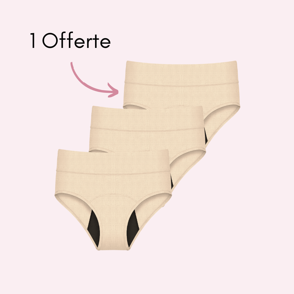Culotte Menstruelle Respirante Ados Céleste