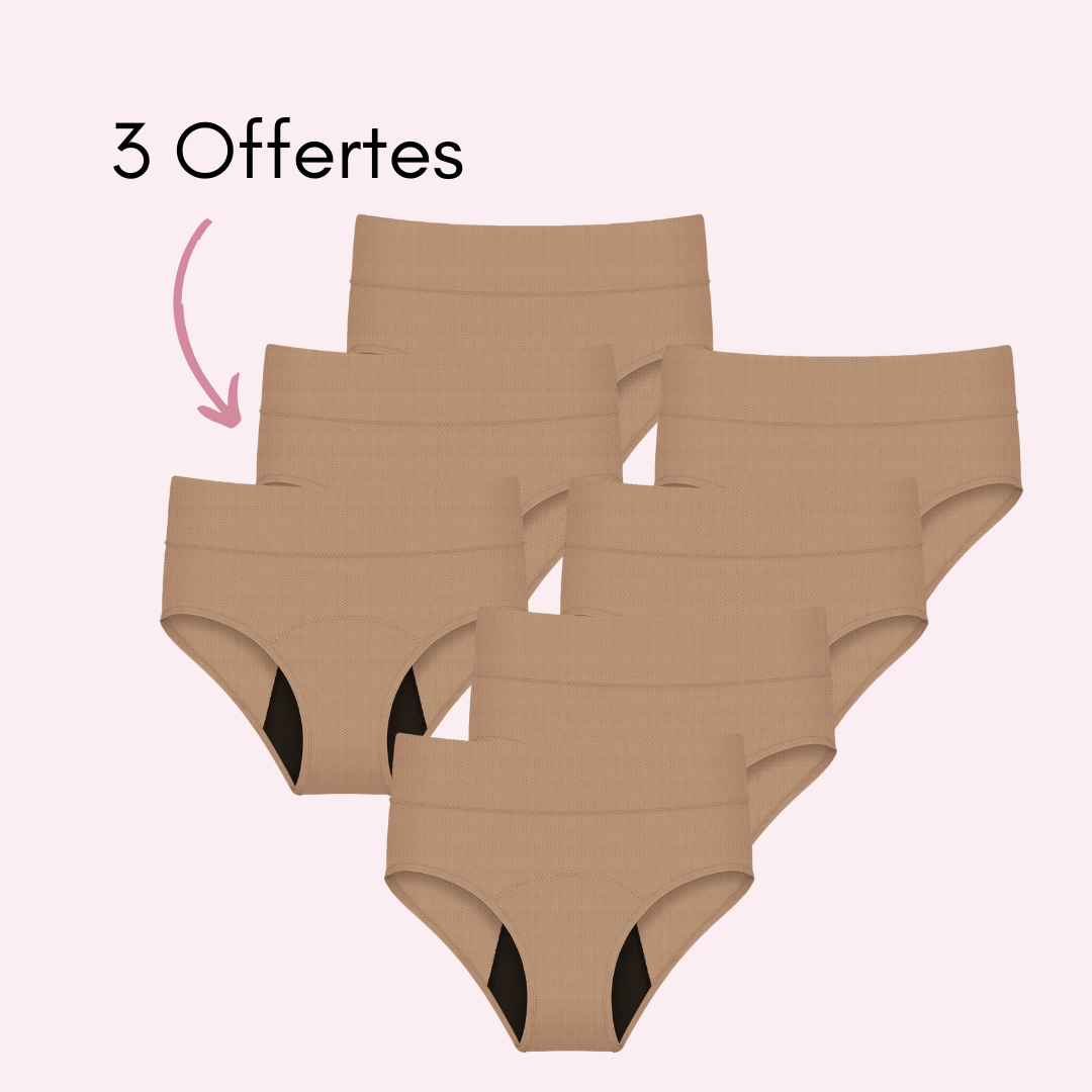 Culotte Menstruelle Respirante Ados Céleste