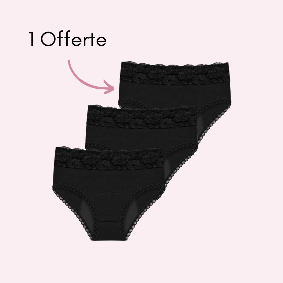 Culotte Menstruelle Chloé (taille haute)