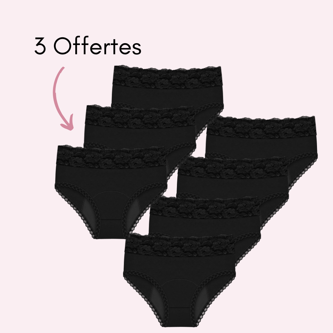 Culotte Menstruelle Chloé (taille haute)