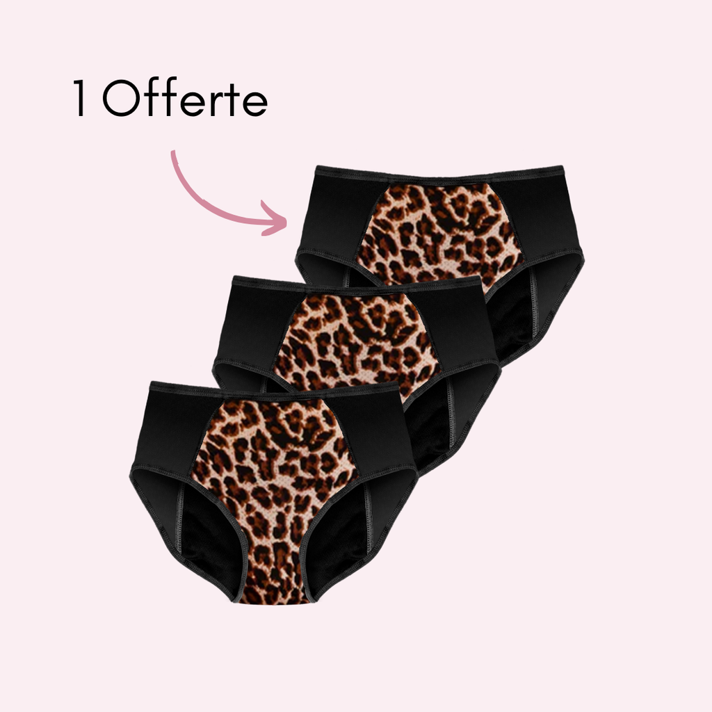 Culotte Menstruelle gainante Clara (taille haute)