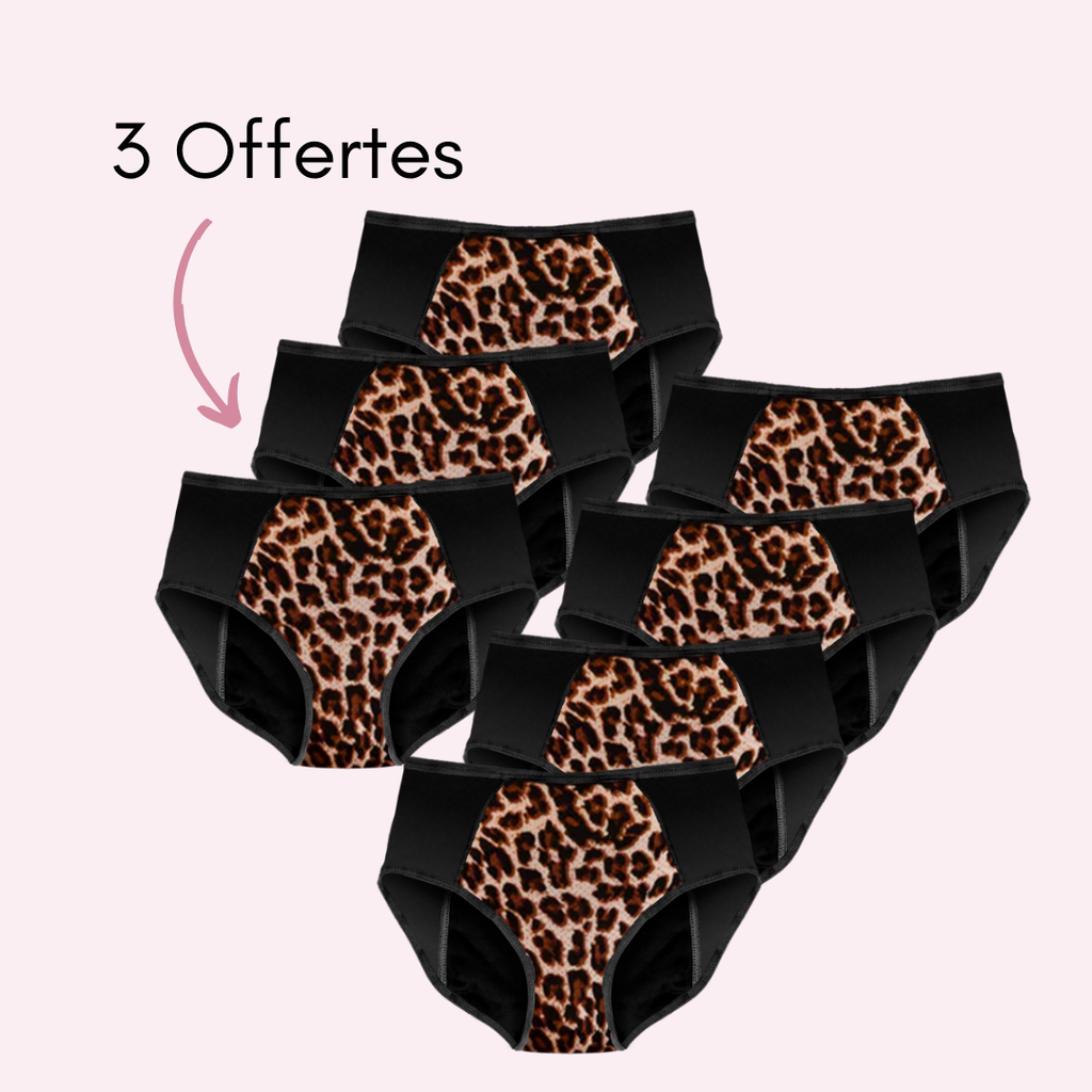Culotte Menstruelle gainante Clara (taille haute)