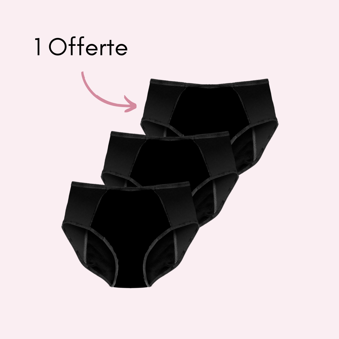 Culotte Menstruelle gainante Clara (taille haute)