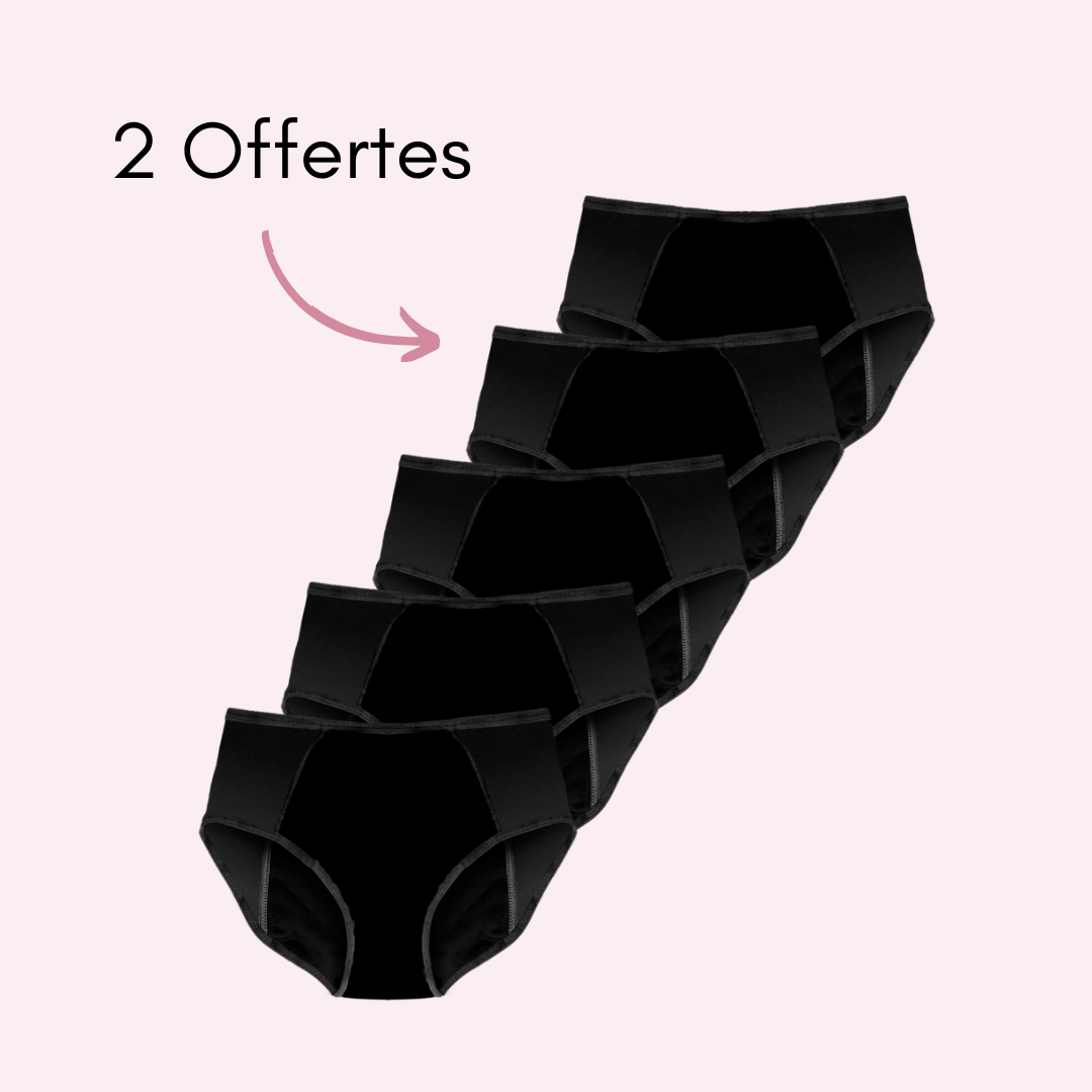 Culotte Menstruelle gainante Clara (taille haute)