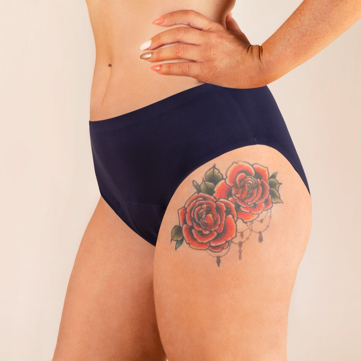 Culotte Menstruelle Nina sans coutures (taille haute) - Edition Limitée