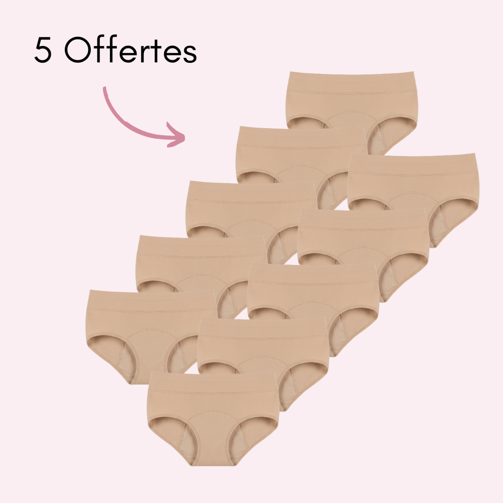 Culotte Menstruelle Marie Adaptée aux Flux Hémorragiques