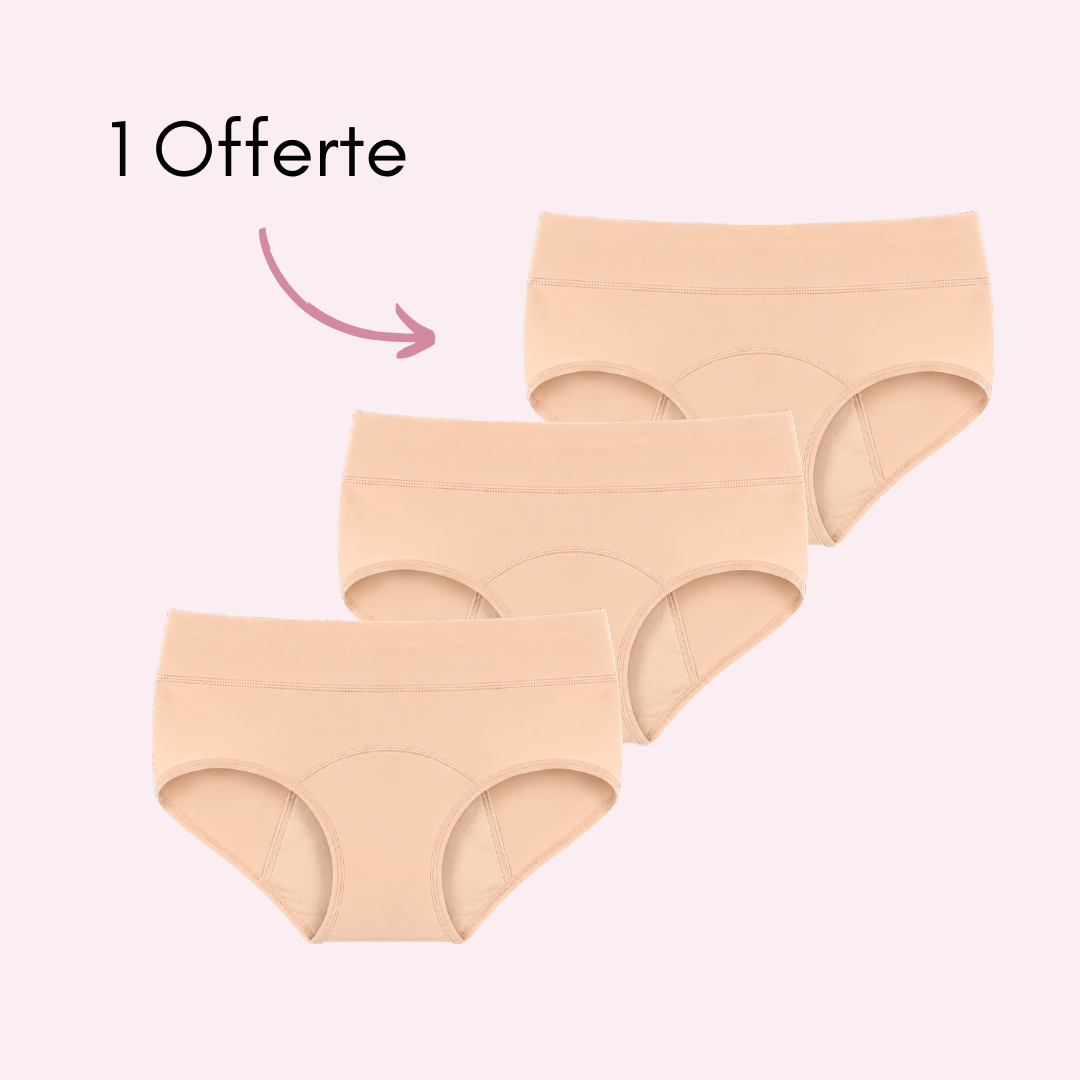 Culotte Menstruelle Ados Marie (Nouveauté) Adaptée aux flux hémorragiques