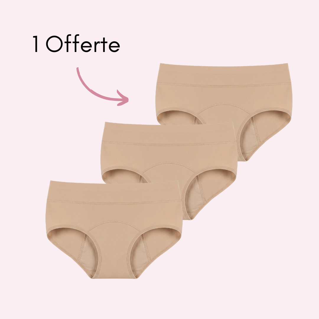 Culotte Menstruelle Marie Adaptée aux Flux Hémorragiques