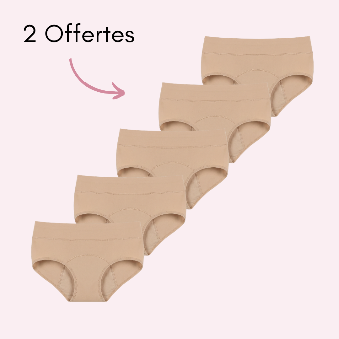 Culotte Menstruelle Post-Partum Marie (Nouveauté) Adaptée aux flux hémorragiques