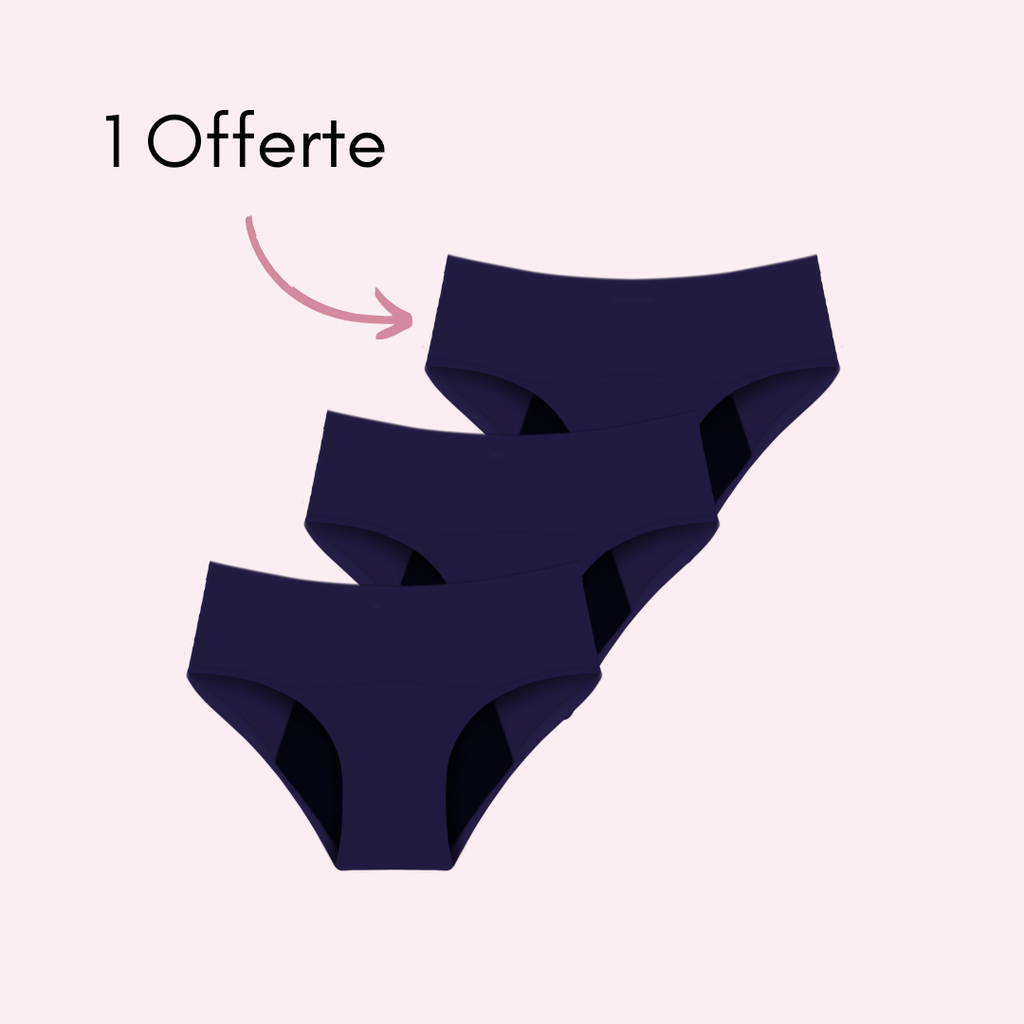 Culotte Menstruelle Nina sans coutures (taille haute) - Edition Limitée