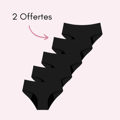 Culotte Menstruelle Ados Nina sans coutures (taille haute)