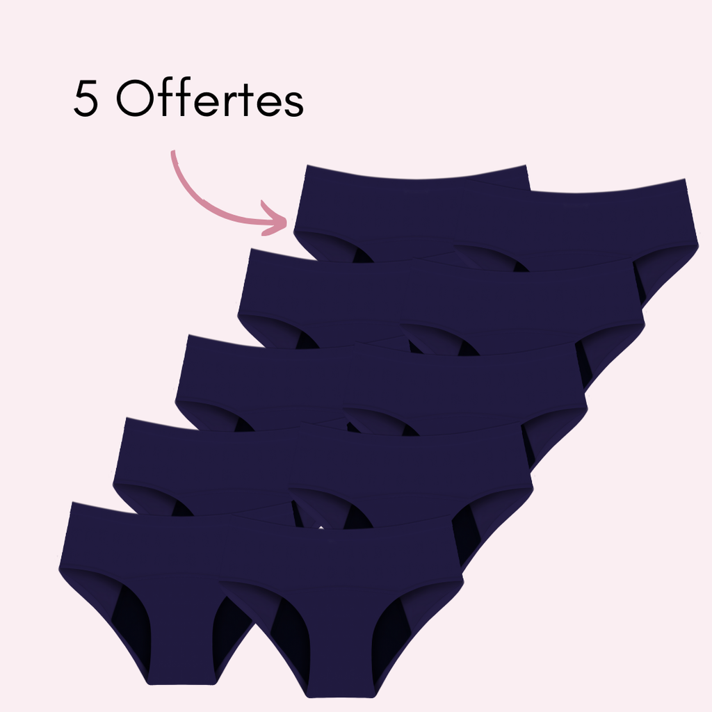 Culotte Menstruelle Nina sans coutures (taille haute) - Edition Limitée