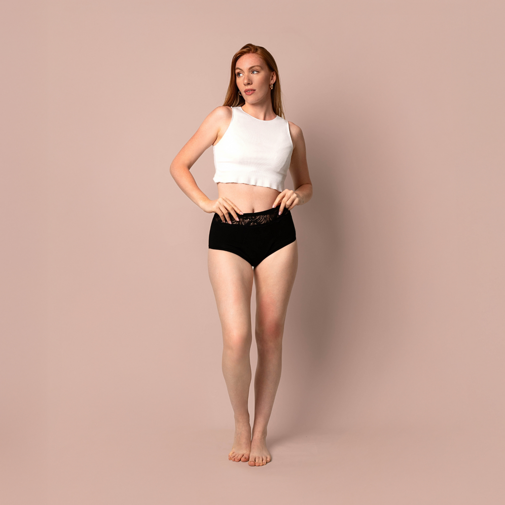 Culotte Menstruelle Clémence taille haute (Nouveauté)