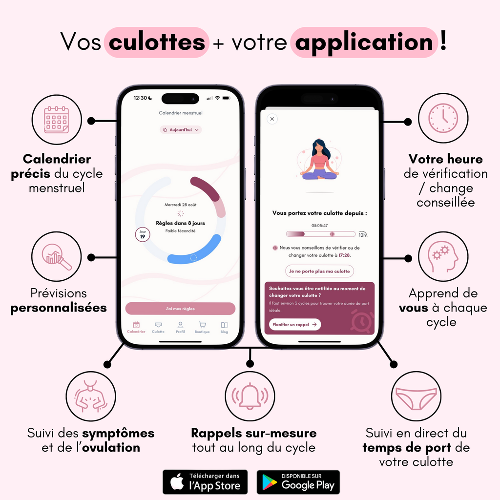 Culotte Menstruelle Roxane sans coutures (spéciale été☀️)