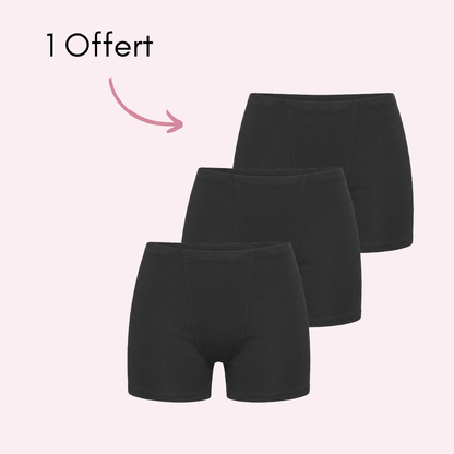 Boxer Menstruel Romy Adapté aux Flux Hémorragiques (Nouveauté)