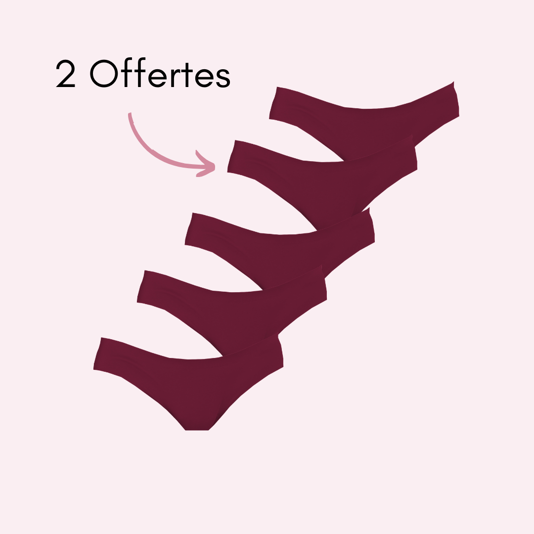Culotte Menstruelle Roxane sans coutures (spéciale été☀️)