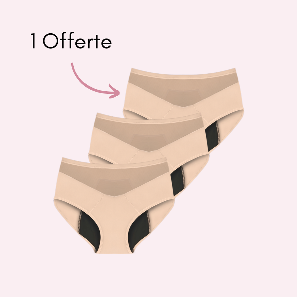 Culotte Menstruelle Vanessa taille haute (Nouveauté)